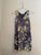 Old Navy 10 Taupe/Green Floral Dress 10-12