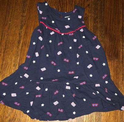 Old Navy 12-18 month flag dress 12-18 Months
