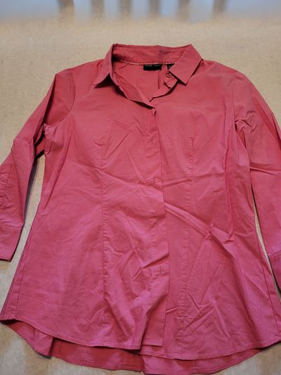 New York and Company Pink dress shirt Women's - L