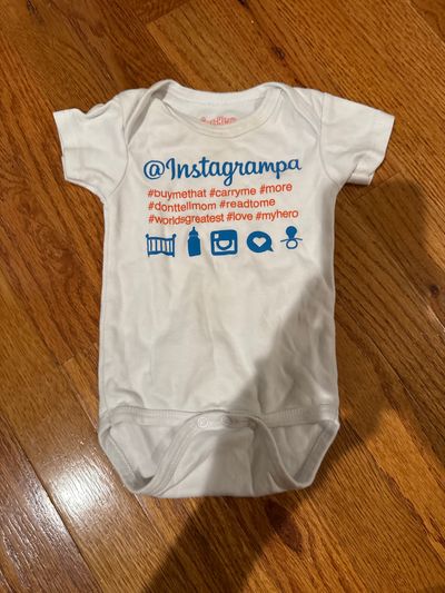 Sarakety Instagrampa meme onsie 6-12mo 6-12 Months