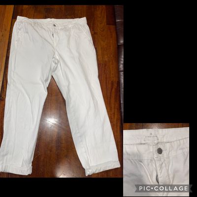 CASLAN WHT CHINO PANTS  Women's 14