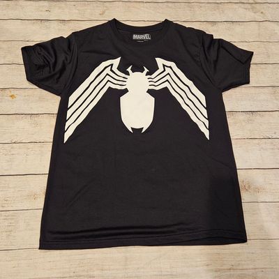 Marvel Black Short Sleeve Black Widow Men's - M