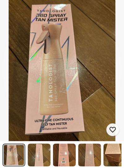 : brand new Tanologist spraytan mister bottle Refillable and reusable