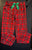Max and Olivia Red tartan pajama pants 10-12