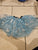 Blue/Silver Tulle Skirt w/ Snowflakes