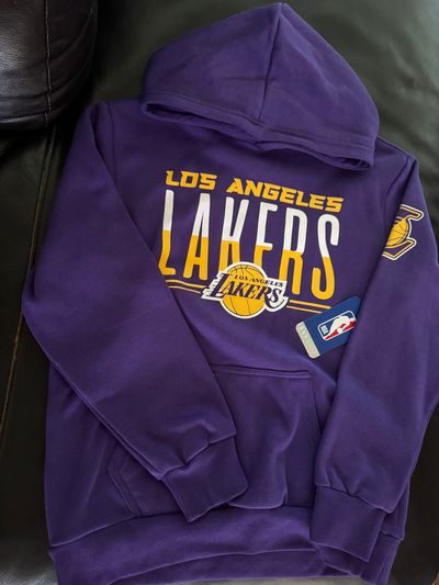 NBA NEW-Purple LA Lakers Hoodie 10-12