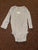 Carter's gray and white striped cloud long sleeve onesie 9 Months