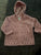 Old navy fleece hooded zip up jacket size 3-6m  3-6 Months