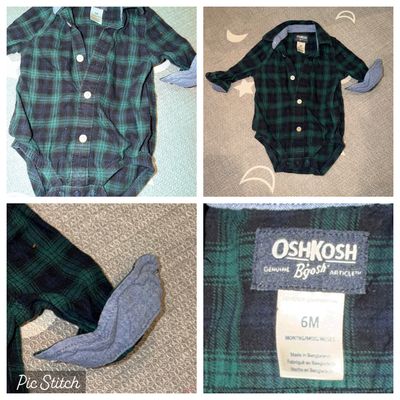 Osh Kosh Collared onesie 6 Months
