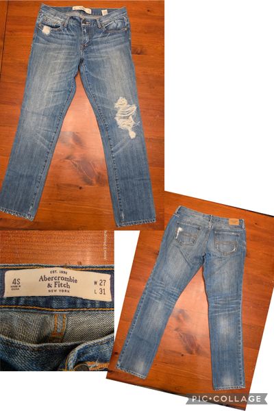 Abercrombie and Fitch Distressed jeans size 4 short Women's 4