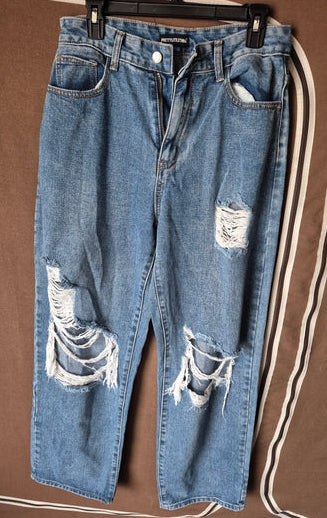 prettylittlething woman jeans size uk e u 10 38  Women's 10