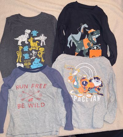 Misc - carters Disney old navy 4 long sleeved boys shirts 4T