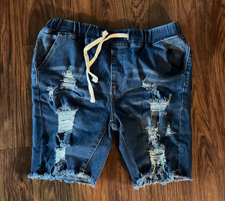 Distressed Jean shorts  Junior M - 4