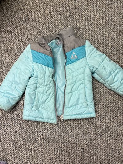 Gerry Ice blue puffer coat 5T/5