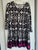 Avenue studio long sleeved shirt Black/white/pink Women's XXXL 20