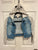 Cat & Jack Denim hooded jacket lightweight denim hooded jacket with cat ears hood! 6T/6