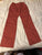 Old Navy 5 Sz 12 Burnt orange / brown baggy wide leg jeans 10-12