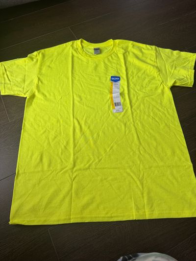 Brand new Gildan Neon yellow T-shirt  Women's - L