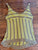 Bar 111 Yellow tan tank top Junior S - 2