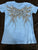 tap out blue logo v neck 7-8