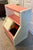 Pink plastic storage bin pink and white Step 2