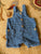 Cat and jack White and blue striped overall shorts 3-6 Months