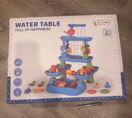 Brand new water table, large full of happiness On sale Walmart $35