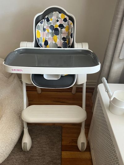 Oribel High chair in great condition color slate