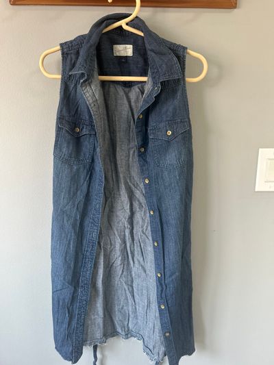 Universal threads Button up denim dress Women's - S