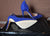 Spring violet blue shoes  7-1/2 (Adult)