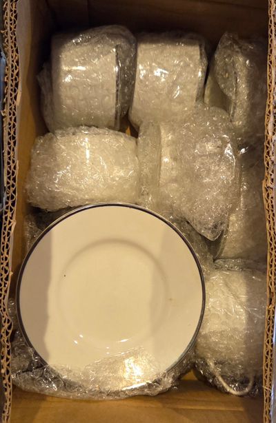 Set of 6 Linen n Things Cups with saucers