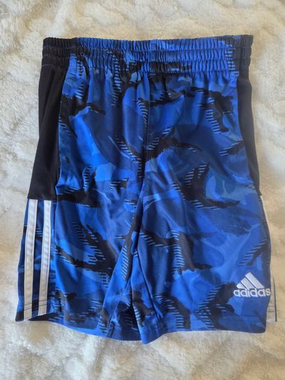 Adidas shorts blue size 8  7-8