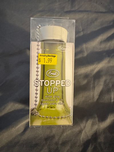 Fred NEW- STOPPED UP Silicone Wine Plug
