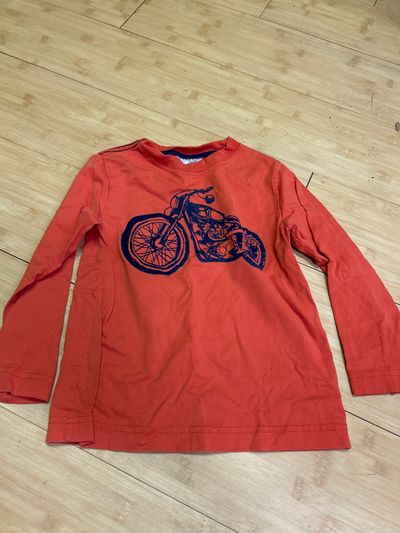 Hanna Anderson Orange Motocycle long sleeve 4T