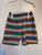 Carter's Blue, Red, Yelllow, & White Striped Shorts 3T