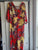 Venus short sleeved long dress Orange/paisley Women's 1X