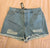 Pretty little things NWT distressed denim shorts Junior M - 6