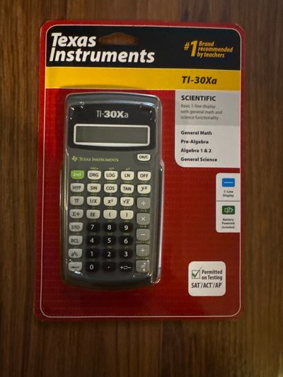 Texas Instruments NEW TI- 30Xa scientific calculator