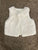 Max Studio Kids White faux fur vest 4T