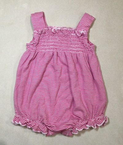 Splendid smocked bubble romper  6-9 Months