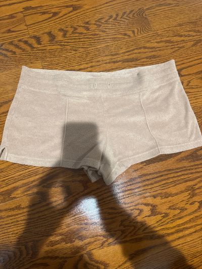 Bad kitty Beige terry hipster shorts Women's - M