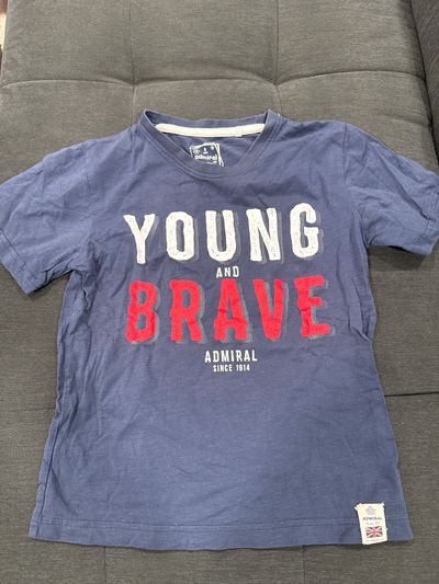 Target Blue young and brave short sleeve tshirt 7-8