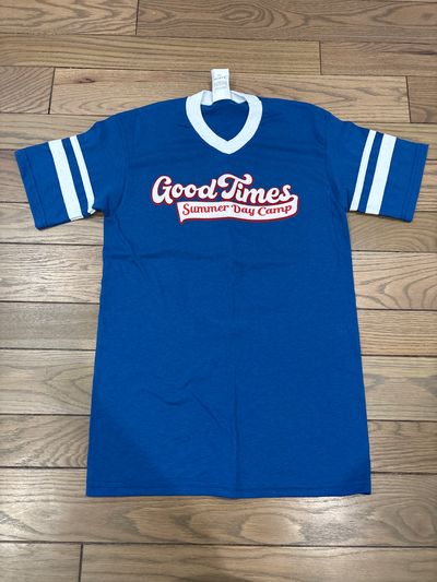 Blue short sleeve top Goodtimes Women's - S