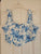 Brand New in bag Blue/White Flower Tank To  Women's - L