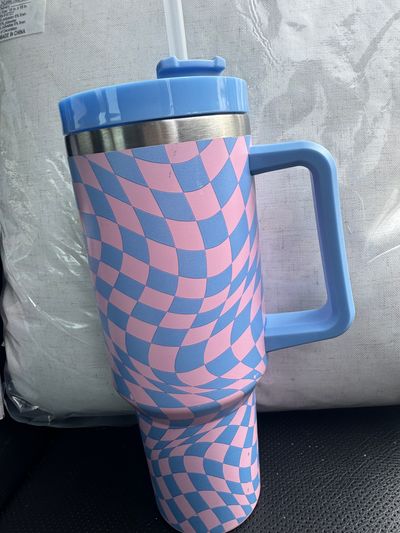 Brand New Checkered cup. Stanley style Brand New Checkered cup. Stanley style