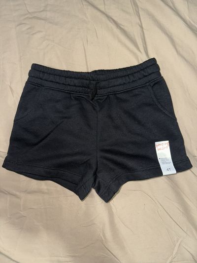 Jumping beans black shorts with draw string 4T