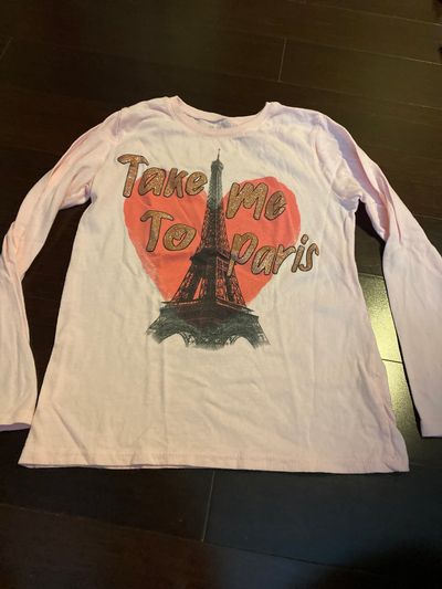 Place Take me to Paris long sleeve shirt 7-8