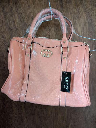 Inspired by GUCCI NEW with dust bag Peach color with shoulder strap
