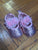 Infant girls party roses shoes sz 1  1 (Infant Shoe)