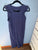 Universal Thread Navy blue mid length tank dress with ruffle sleeve Women's - XS